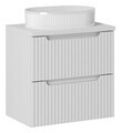 Set mobilier baie, dulap cu lavoar, 60 cm S Beyond, Nova White, Comad, MDF/PAL laminat, alb mat