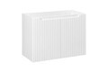 Set mobiler baie, dulap cu lavoar, 80 cm D Un Beyond, Nova White, Comad, MDF/PAL laminat, alb mat