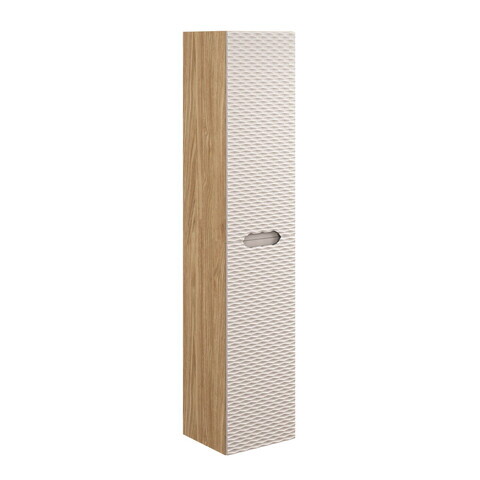 Dulap inalt cu usi, cu fixare pe perete, Ocean Beige, Comad, 35x33x170 cm, MDF/PAL laminat, stejar