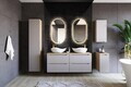 Dulap suspendat cu 1 usa, Ocean Beige, Comad, 35x19x75 cm, MDF/PAL laminat, stejar