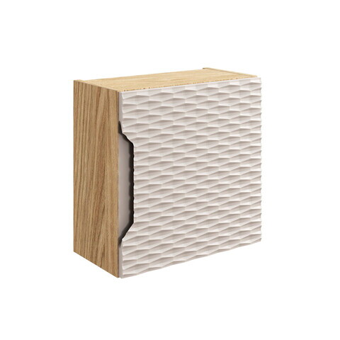 Dulap suspendat cu 1 usa, Ocean Beige, Comad, 35x19x35 cm, MDF/PAL laminat, stejar
