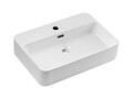Set mobiler baie, dulap cu lavoar, 80 cm S Un Trust , Ocean Beige, Comad, MDF/PAL laminat, stejar