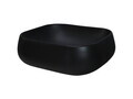 Set mobiler baie, dulap cu lavoar, 60 cm Nika, Ocean Black, Comad, MDF/PAL laminat, negru mat/stejar