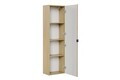 Dulap inalt cu usa, cu fixare pe perete, Ovalia Cremona, Comad,  40x25.4x140 cm, MDF/PAL laminat, stejar cremona