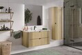Dulap inalt cu usa, cu fixare pe perete, Ovalia Cremona, Comad,  40x25.4x140 cm, MDF/PAL laminat, stejar cremona