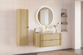 Dulap inalt cu usa, cu fixare pe perete, Ovalia Cremona, Comad,  40x25.4x140 cm, MDF/PAL laminat, stejar cremona