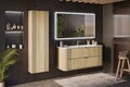 Dulap inalt cu usa, cu fixare pe perete, Ovalia Cremona, Comad,  40x25.4x140 cm, MDF/PAL laminat, stejar cremona