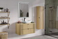 Dulap inalt cu usa, cu fixare pe perete, Ovalia Cremona, Comad,  40x25.4x140 cm, MDF/PAL laminat, stejar cremona