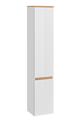 Dulap inalt cu usi, cu fixare pe perete, Platinum, Comad, 35x30x176 cm, MDF/PAL laminat, alb