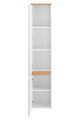 Dulap inalt cu usi, cu fixare pe perete, Platinum, Comad, 35x30x176 cm, MDF/PAL laminat, alb