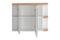 Cabinet cu oglinda si 3 usi, Platinum, Comad, 94x20x72 cm, PAL laminat, alb