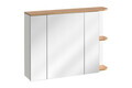 Cabinet cu oglinda si 3 usi, Platinum, Comad, 94x20x72 cm, PAL laminat, alb
