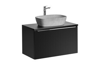 Negru mat, Santa Fe Black 80 cm