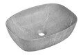 Set mobiler baie, dulap cu lavoar, 80 cm Anna, Santa Fe Black, Comad, MDF/PAL laminat, negru mat