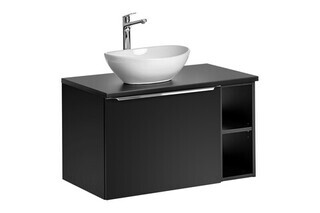 Negru mat, Santa Fe Black 80 cm
