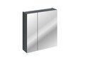 Cabinet cu oglinda si 2 usi, Santa Fe Deep Blue, Comad, 60x17x65 cm, MDF/PAL laminat, albastru indigo
