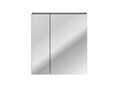Cabinet cu oglinda si 2 usi, Santa Fe Deep Blue, Comad, 60x17x65 cm, MDF/PAL laminat, albastru indigo