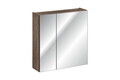 Cabinet cu oglinda si 2 usi, Santa Fe Oak, Comad, 60x17x65 cm, PAL laminat, stejar santa fe vintage