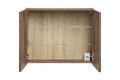 Cabinet cu oglinda si 2 usi, Santa Fe Oak, Comad, 80x17x65 cm, PAL laminat, stejar santa fe vintage