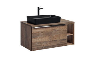 Stejar santa fe vintage, Santa Fe Oak Black 100 cm