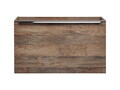 Set mobilier baie, dulap dublu cu lavoar, 100 cm, Santa Fe Oak Black, Comad, PAL laminat, stejar santa fe vintage