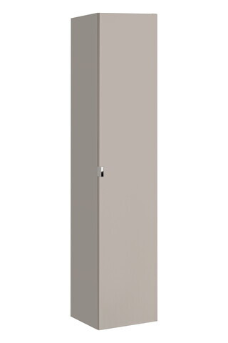 Dulap inalt cu 1 usa si 2 sertare, cu fixare pe perete, Santa Fe Taupe, Comad, 35x33x160 cm, MDF/PAL laminat, gri
