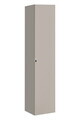Dulap inalt cu 1 usa si 2 sertare, cu fixare pe perete, Santa Fe Taupe, Comad, 35x33x160 cm, MDF/PAL laminat, gri