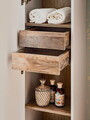 Dulap inalt cu 1 usa si 2 sertare, cu fixare pe perete, Santa Fe Taupe, Comad, 35x33x160 cm, MDF/PAL laminat, gri