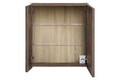 Cabinet cu oglinda si 2 usi, Santa Fe Taupe, Comad, 60x17x65 cm, PAL laminat, gri