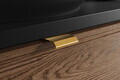 Set mobiler baie, dulap cu lavoar, 80 cm Trust, Talia Casella Black, Comad, MDF/PAL laminat, stejar casella/negru mat
