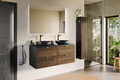 Dulap inalt cu usa, cu fixare pe perete, Talia Casella, Comad, 30x25.5x140 cm, MDF/PAL laminat, stejar casella/negru mat