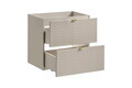 Set mobiler baie, dulap cu lavoar, 60 cm S Un Domi, Viva Cashmere, Comad, MDF/PAL laminat, casmir mat