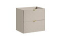Set mobiler baie, dulap cu lavoar, 60 cm S Un Lola, Viva Cashmere White, Comad, MDF/PAL laminat, casmir mat