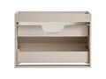 Set mobiler baie, dulap cu lavoar, 80 cm S Un Lola, Viva Cashmere White, Comad, MDF/PAL laminat, casmir mat