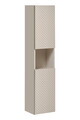 Dulap inalt cu usi, cu fixare pe perete, Viva Cashmere, Comad, 30x25x140 cm, MDF/PAL laminat, casmir mat