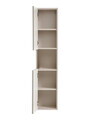 Dulap inalt cu usi, cu fixare pe perete, Viva Cashmere, Comad, 30x25x140 cm, MDF/PAL laminat, casmir mat