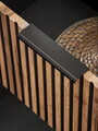 Set dulap de baie cu lavoar, 40 cm Vedea, Xilo, Comad, MDF/PAL laminat, stejar wotan/ gri piatra