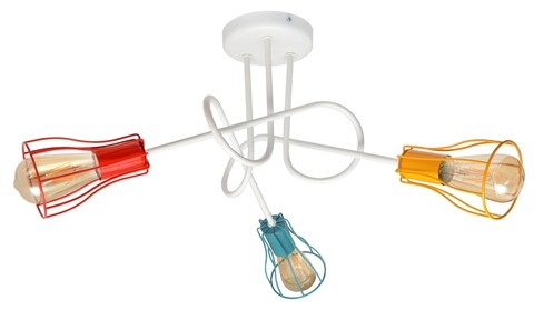 Lustra Oxford, Helam, 64 x 36 cm, 3 x E27, 60W, multicolor