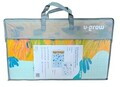 Covor de joaca pentru copii, cu 2 fete, impermeabil si izolant, Marin, U-grow, 180x120x1 cm, spuma, multicolor
