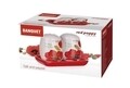 Set solnita si pipernita in suport Red Poppy, Banquet, ceramica