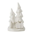 Decoratiune, Bloomingville, Fadima, 8.5x6.5x14 cm, ceramica, alb