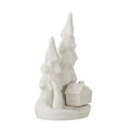 Decoratiune, Bloomingville, Fadima, 8.5x6.5x14 cm, ceramica, alb