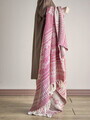 Patura, Bloomingville, Oia, 160x130 cm, amestec bumbac, rosu