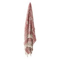 Patura, Bloomingville, Oia, 160x130 cm, amestec bumbac, rosu