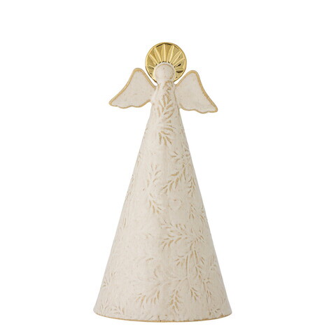 Decoratiune, Bloomingville, Liza, 10x20 cm, ceramica, natural