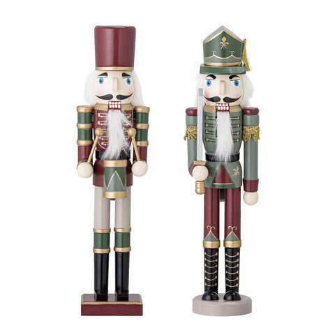 Set 2 decoratiuni, Bloomingville, Darren, 8x7x38 cm, lemn de pin/MDF, multicolor