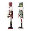 Set 2 decoratiuni, Bloomingville, Darren, 8x7x38 cm, lemn de pin/MDF, multicolor