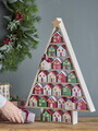 Calendar Advent, Bloomingville, Calvin, 44x6x61.5 cm, MDF, multicolor