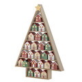 Calendar Advent, Bloomingville, Calvin, 44x6x61.5 cm, MDF, multicolor