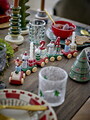 Set 2 decoratiuni, Bloomingville, Yule, 11x14.5 cm, ceramica, multicolor